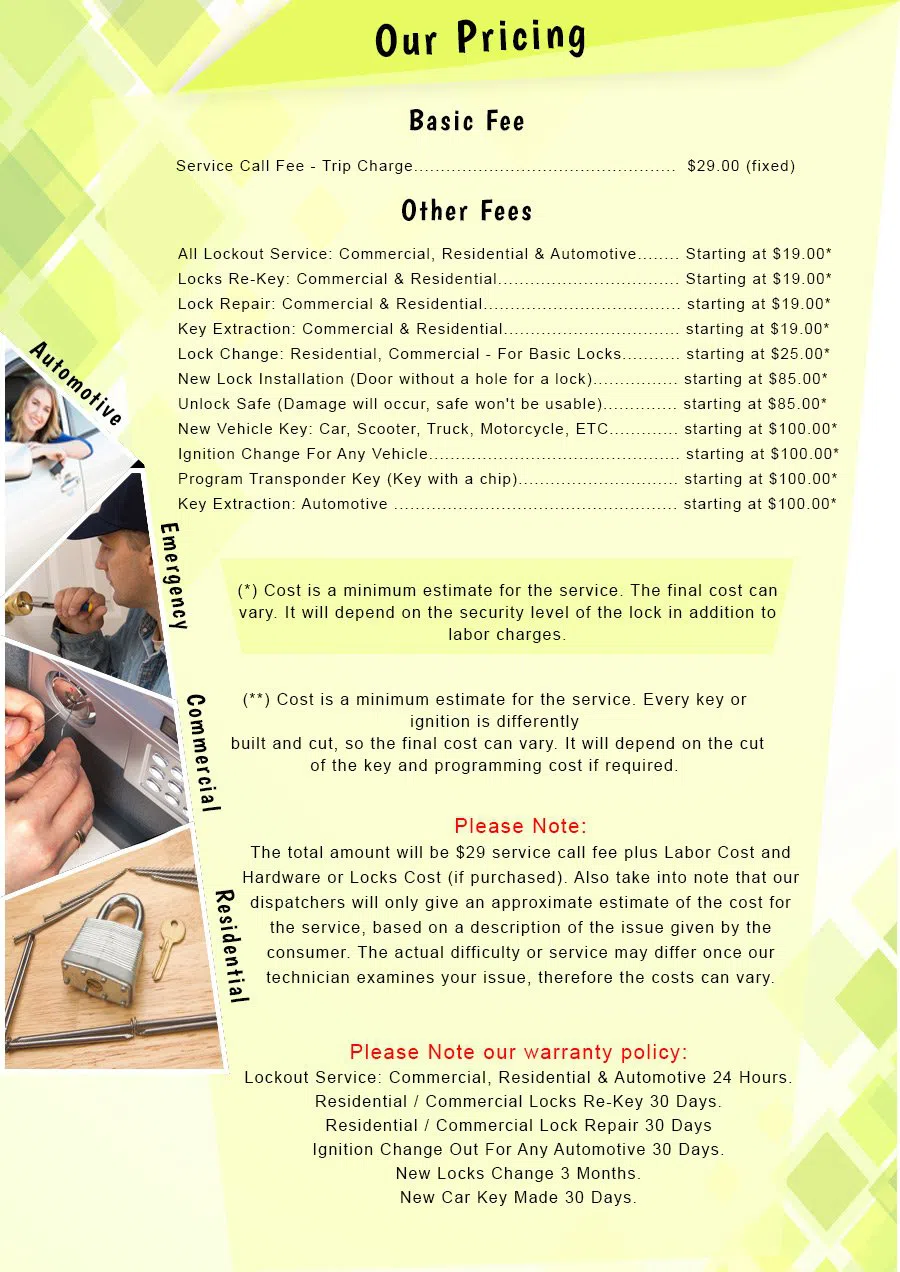 Lock Key Store Pompano Beach, FL 954-283-5714